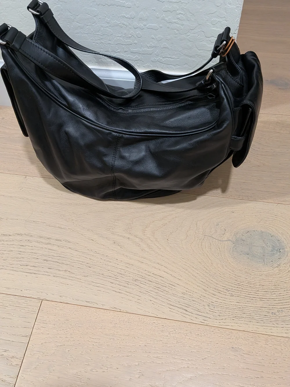Hogan Black Leather Shoulder Bag NWT